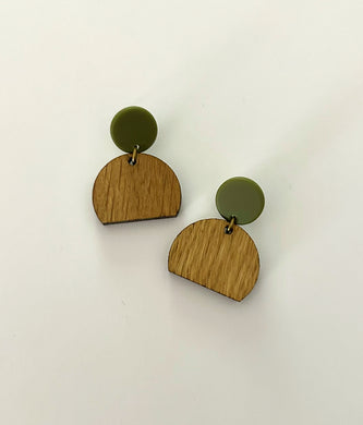 The Käla Earrings (s) - WOOD