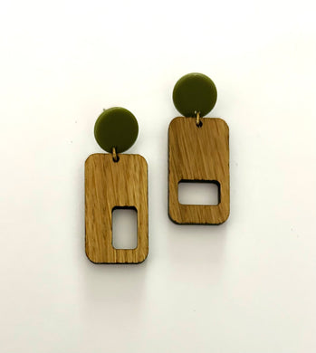 The Lilou Earrings - WOOD