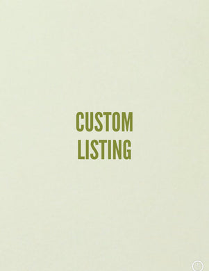 Custom Listing- Marjorie